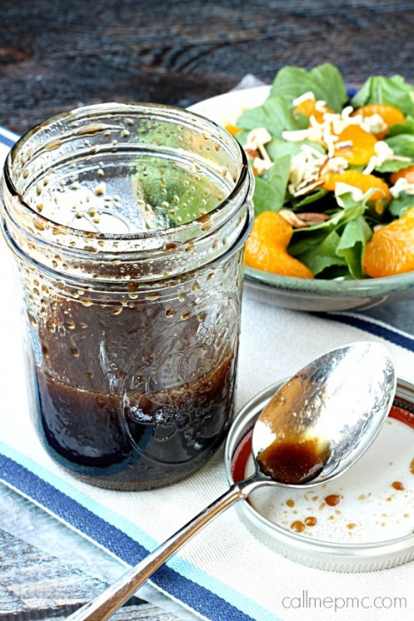 Mason Jar Salad Dressing Balsamic vinaigrette