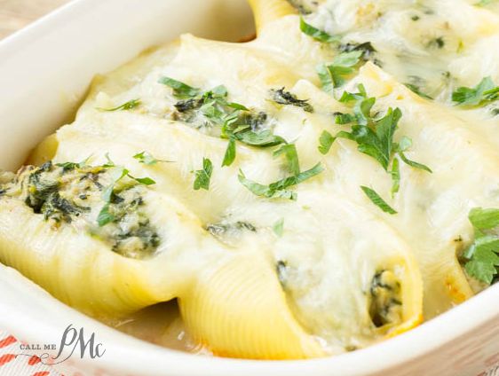 Spinach and Cheese Stuffed Pasta