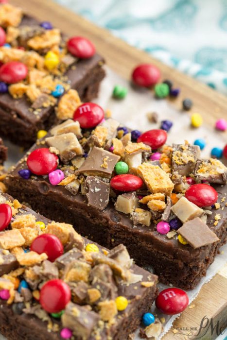 Candy Topped Brownie recipe