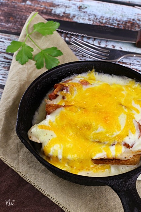 Kentucky Hot Brown a classic, open-face sandwich recipe. The Kentucky Hot Brown is served hot with a creamy sauce and melted cheese.