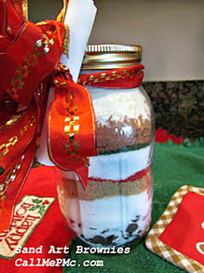 Sand Art Brownies In A Jar   Sand Art Brownies In A Jar 225x300 