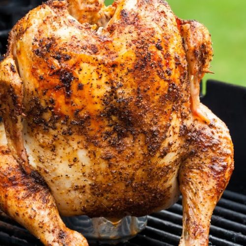 SMOKED BEER CAN CHICKEN