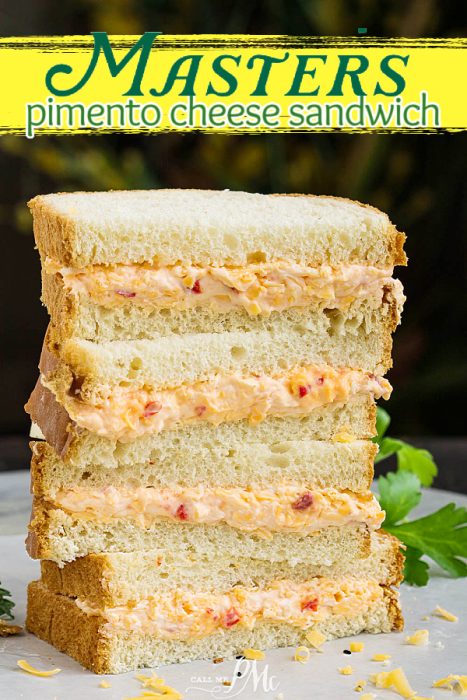 The Masters Famous Pimento Cheese Sandwich