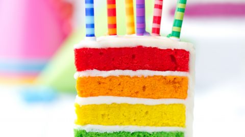 Red Velvet Rainbow Cake – Food Notes