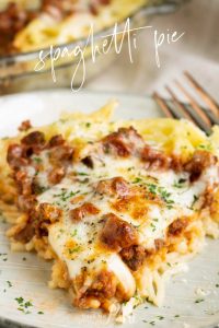 BEST SPAGHETTI PIE RECIPE