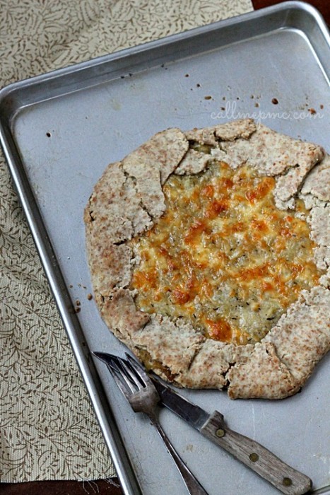 Caramelized Sweet Onion with Blue Cheese Pastry Galette