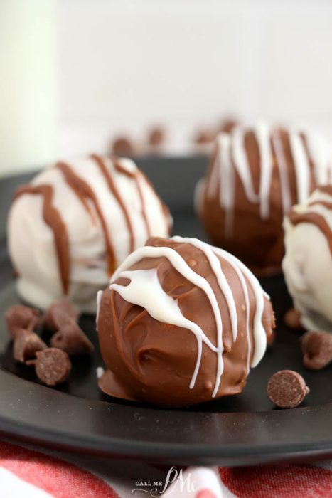 CHOCOLATE CHIP COOKIE DOUGH TRUFFLES