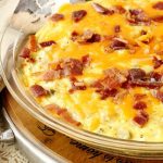 Bacon Egg Cheese and Potato Bake