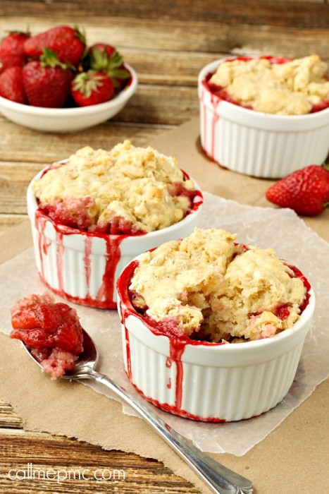 Fresh Strawberry Cobbler