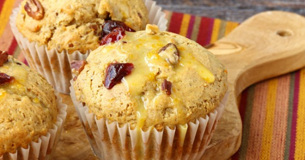 Dried Cranberry Orange Muffins