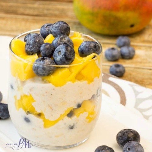 Blueberry Overnight Oats - Flavor the Moments