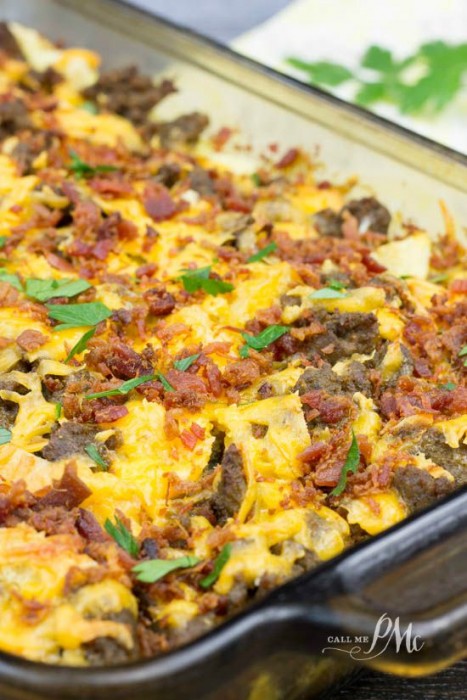 Overnight Sausage Egg Breakfast Casserole