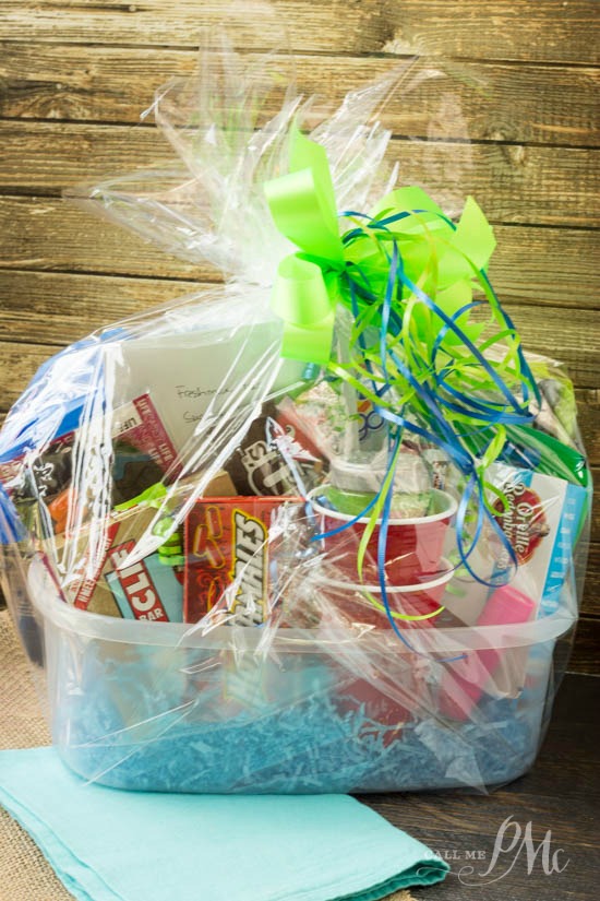 going away to college gift basket