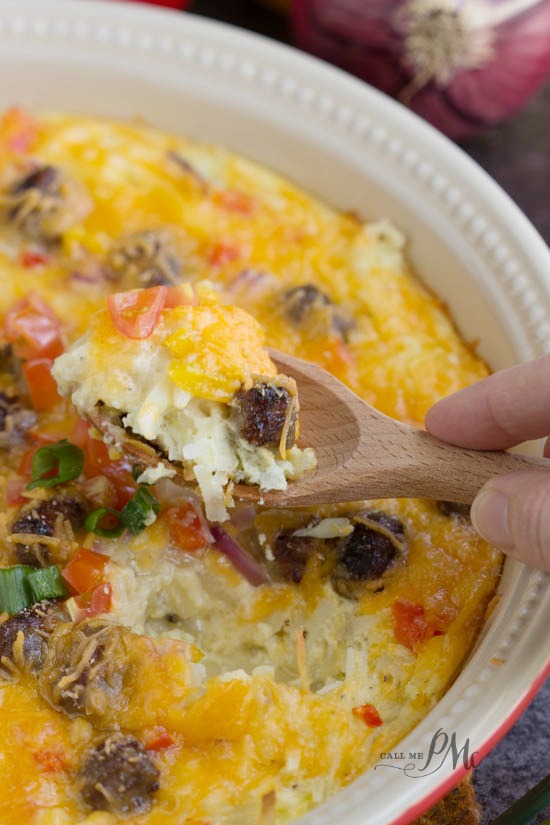Cheesy Sausage Hash Brown Casserole » Call Me PMc
