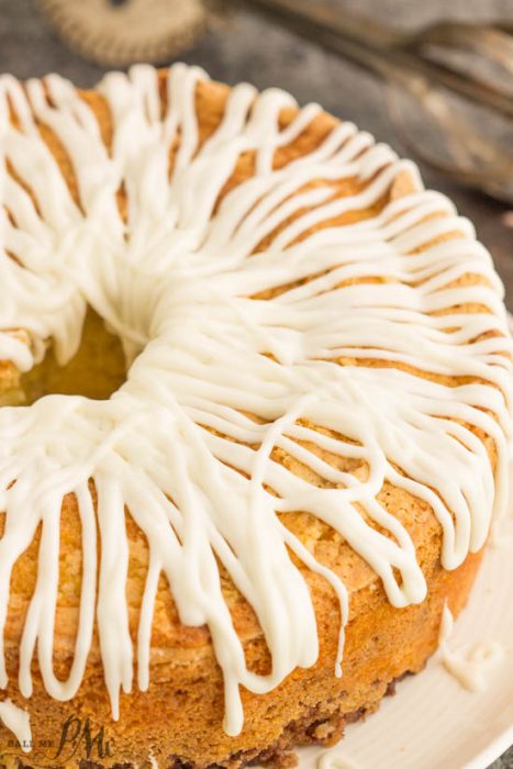 Sour Cream Cinnamon Roll Pound Cake