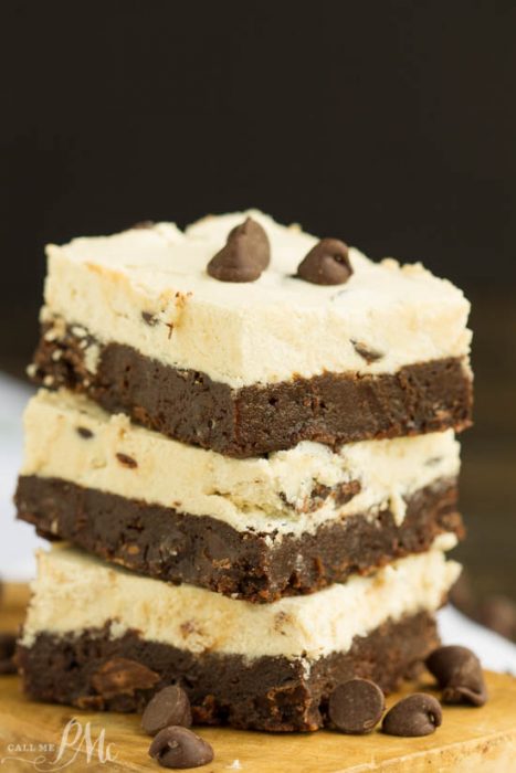 Cookie Dough Frosted Brownies