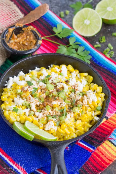 Skillet Mexican Street Corn Recipe