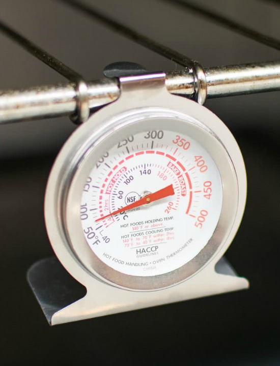 oven calibrate thermometer temperature pound baking leave callmepmc