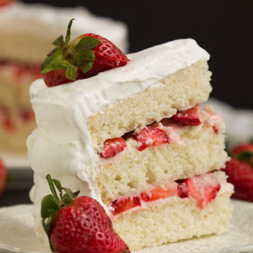 Strawberry & cream sandwich sponge | Fruit recipes | Jamie Magazine recipes