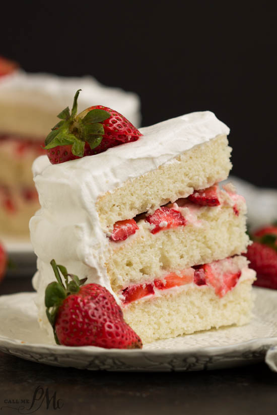 Strawberry Cake Whipped Cream Filling 