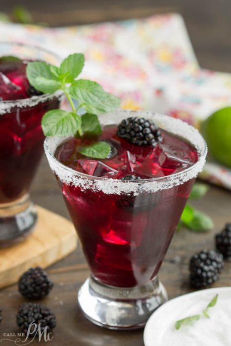 Blackberry Lemonade Margarita Smash