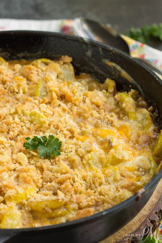 Crockpot Squash Casserole - In The Kitchen With April