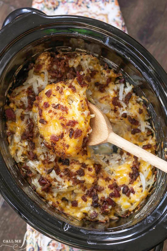 Slow Cooker Hash Brown Casserole