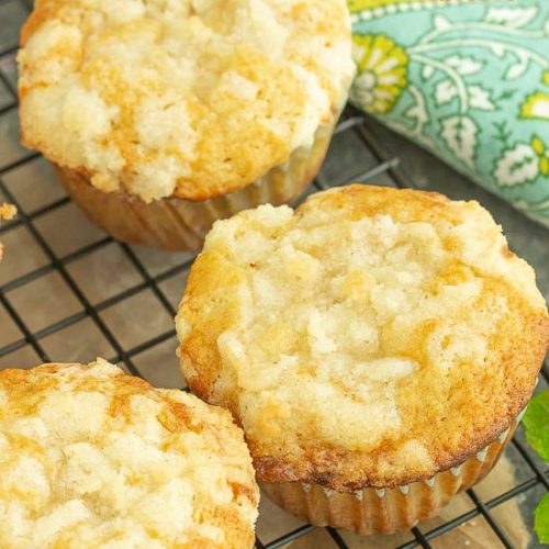 Peach Cobbler Muffins Story