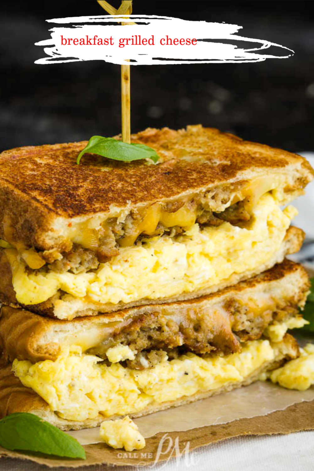 Egg, Sausage, and Cheese Breakfast Sandwich - The Local Palate