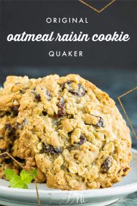 ORIGINAL QUAKER OATMEAL RAISIN COOKIE RECIPE