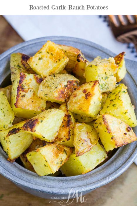 Roasted Garlic Ranch Potatoes 