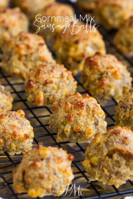 Cornmeal Sausage Balls Recipe