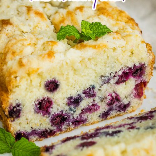 LEMON BLUEBERRY STREUSEL BREAD