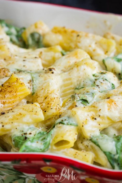 SPINACH RICOTTA PASTA CASSEROLE > Call Me PMc