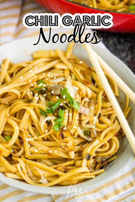 EASY CHILI GARLIC NOODLES RECIPE