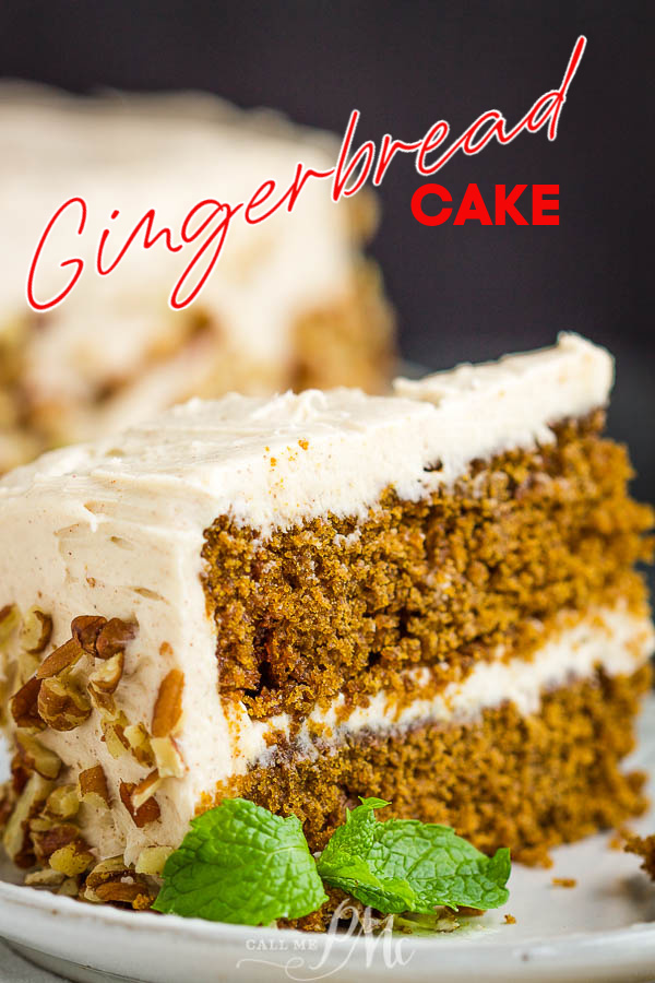 Gingerbread Cake - Soft & Moist - Orange Filling & Whipped Cream