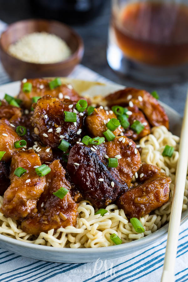 My at-home recipe of Crock Pot General Tso Chicken 