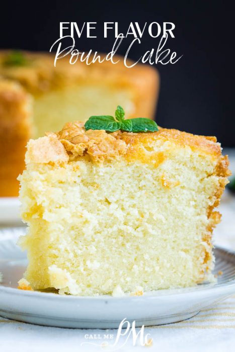 5 Flavor Pound Cake Recipe w/ Butter Glaze - Call Me PMC