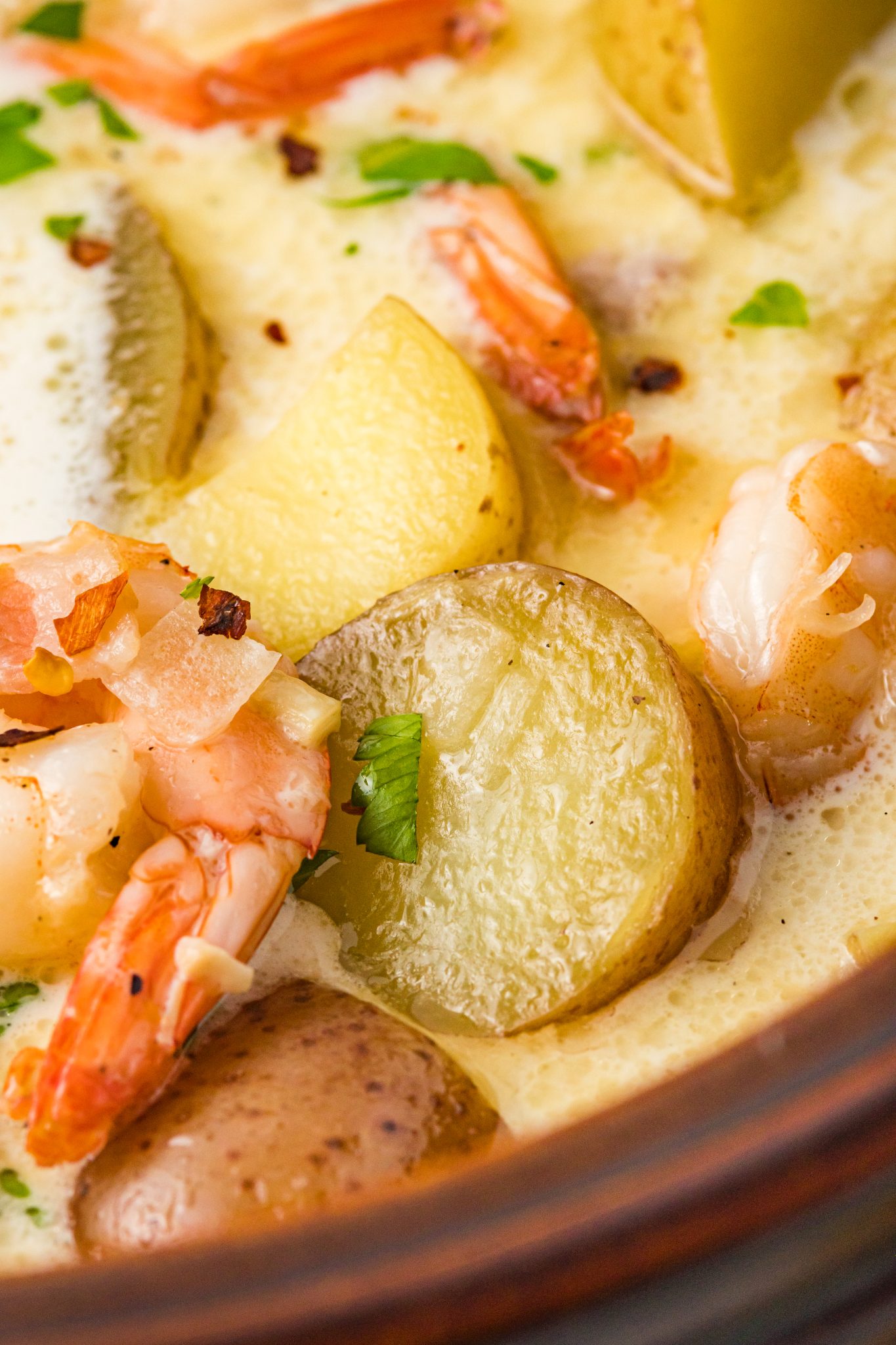 Shrimp Bacon Potato Chowder