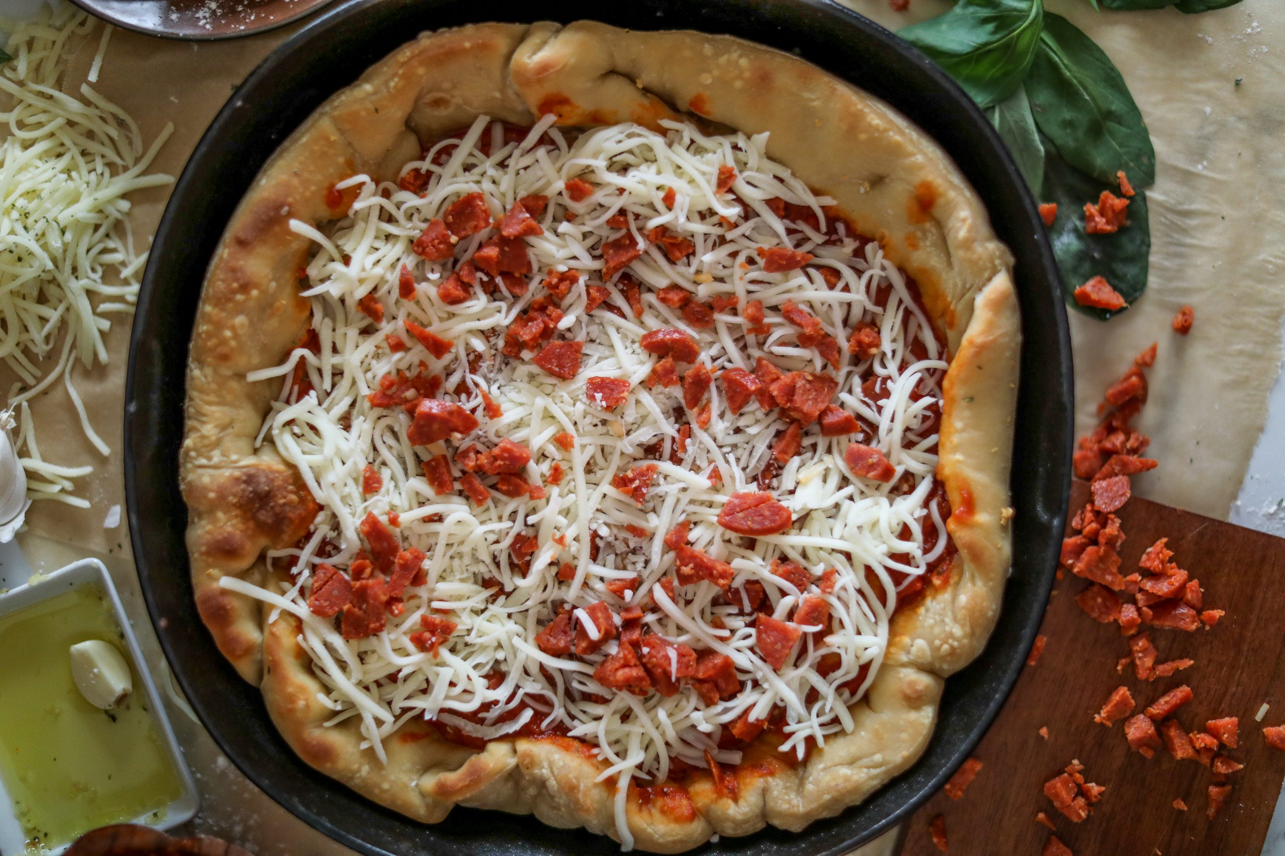 Homemade pepperoni pizza Recipe - Moulinex