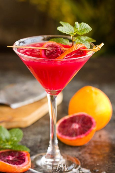 BLOOD ORANGE MARTINI RECIPE