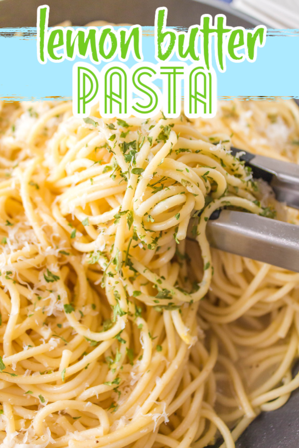 Fast and Easy Lemon Garlic Pasta - Pinch and Swirl