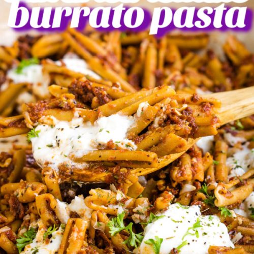 SUN-DRIED TOMATO BURRATA PASTA