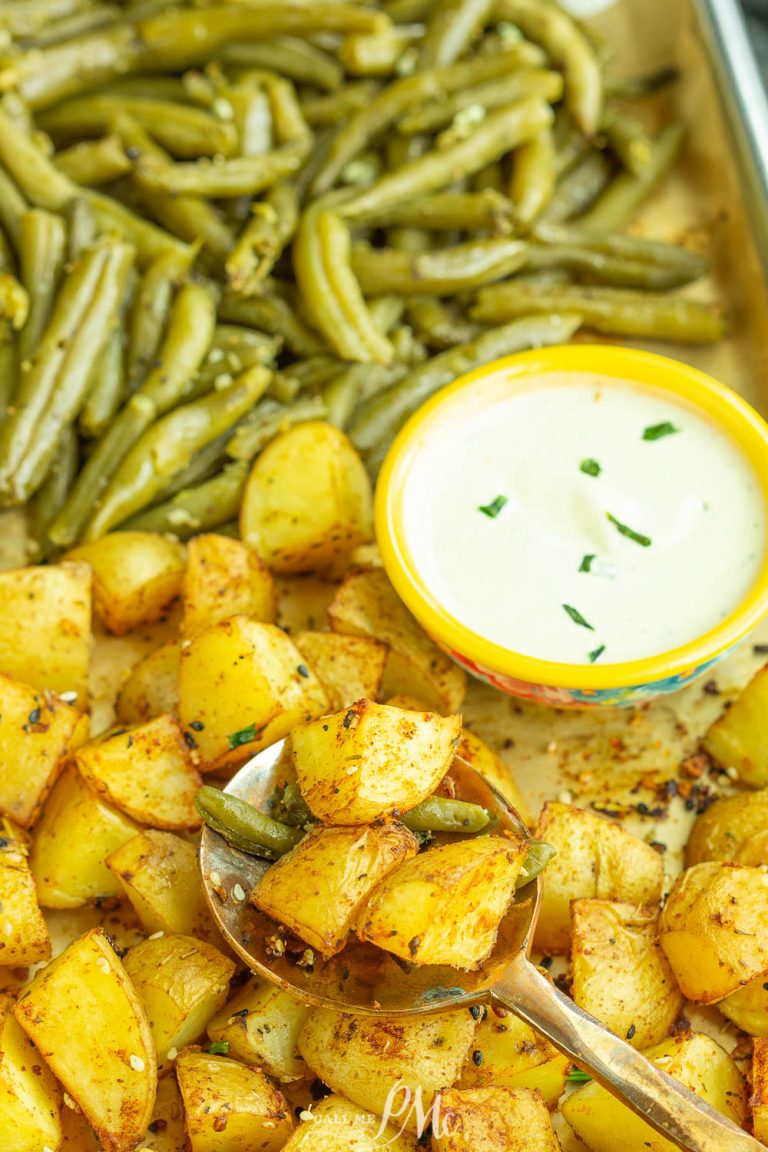 SHEET PAN GREEN BEANS AND POTATOES