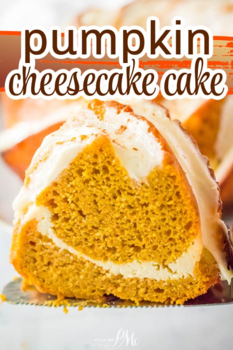 PUMPKIN CHEESECAKE SWIRL BUNDT CAKE | Call Me PMc