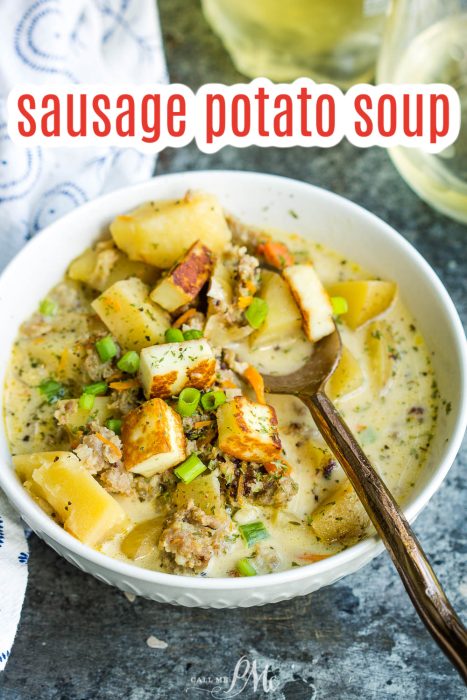 CREAMY SAUSAGE POTATO SOUP