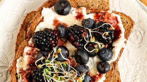 Blueberry Ricotta Toasts - Martin's Famous Potato Rolls and Bread