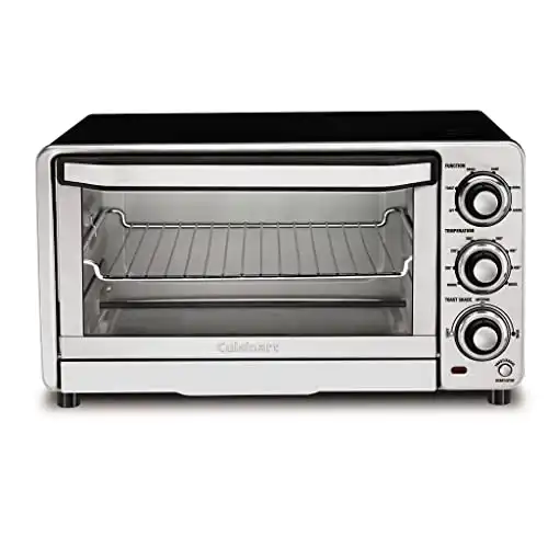 Cuisinart TOB-40N Custom Classic Toaster Oven Broiler, 17 Inch, Black