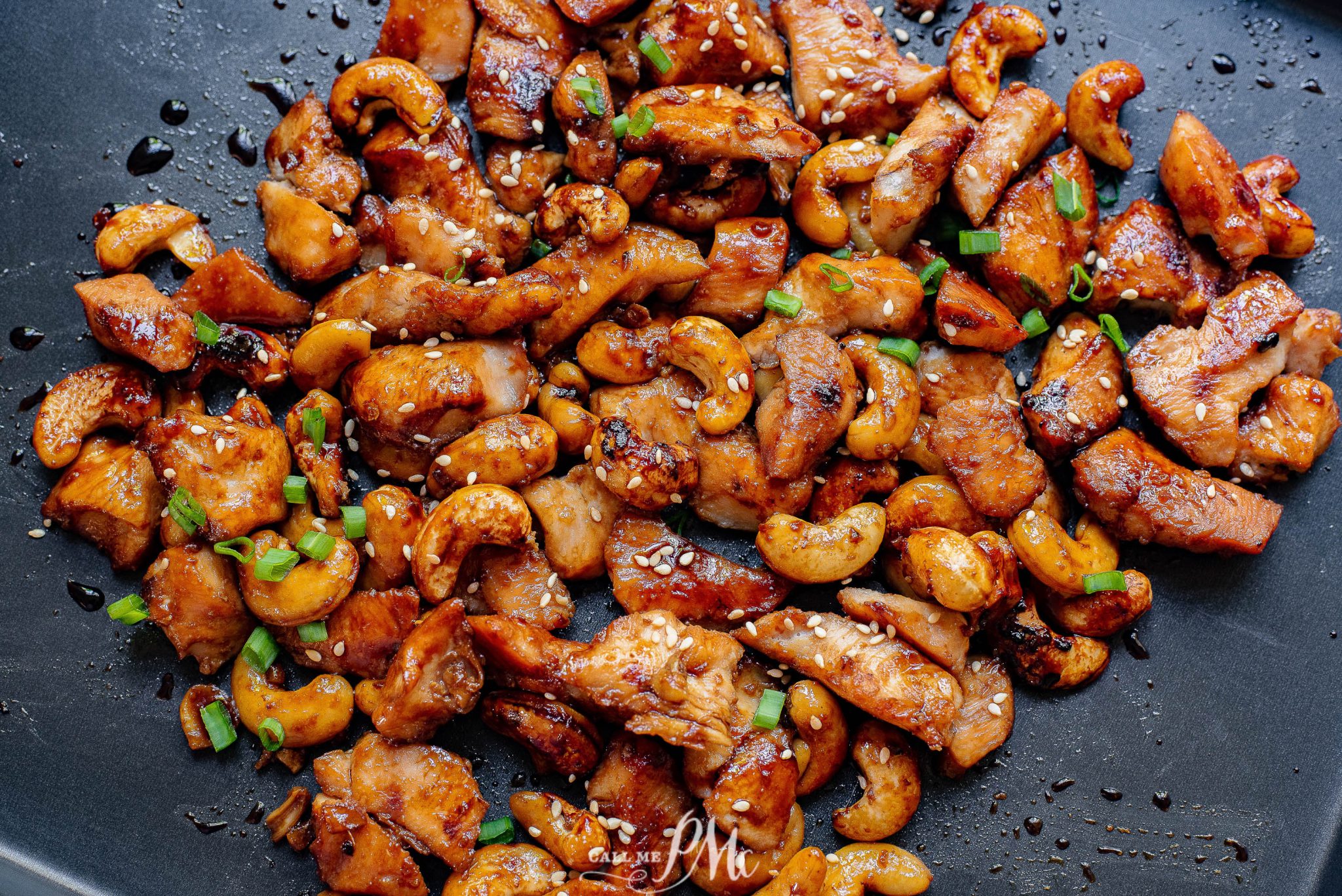 Sheet Pan Honey Soy Cashew Chicken