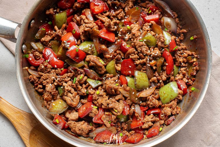 Ginger Ground Beef Stir Fry